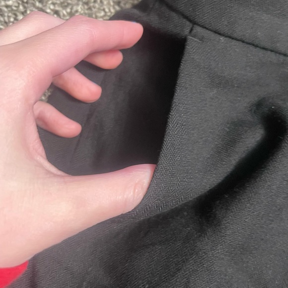 J. Crew black wide leg business casual pants with pockets 6 - Picture 3 of 14